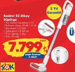 ROİDMİ S2 DİKEY SÜPÜRGE